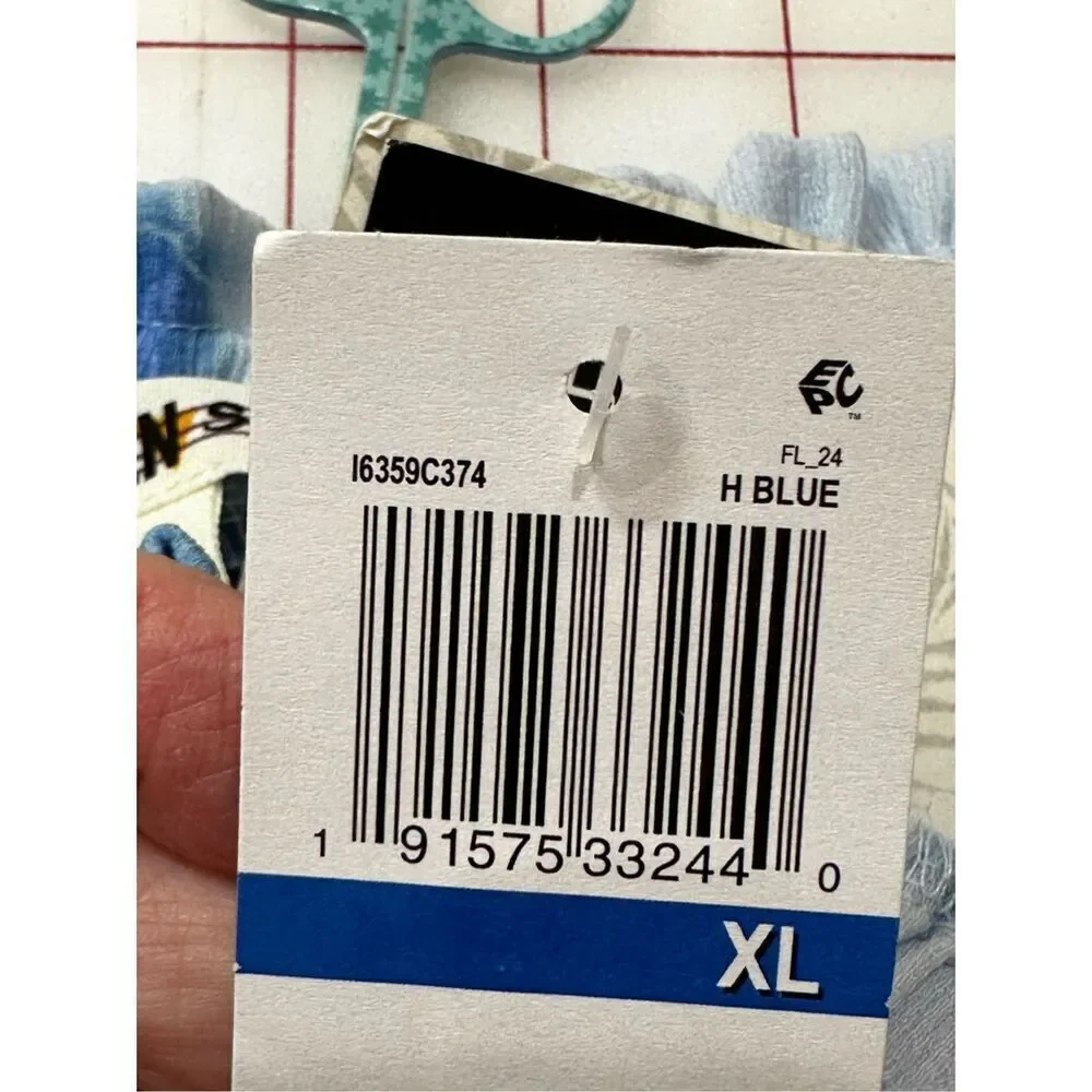 Miken NWT size XL blue on blue layered skirt
